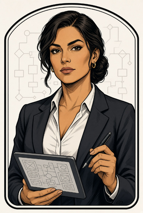 Character illustration of Milana